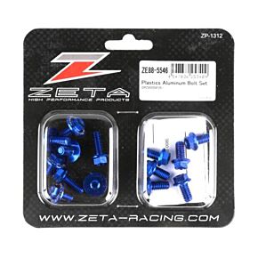 ZETA Aluminum Bolt Kit Blue