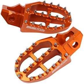 ZETA Aluminum Footpegs Orange