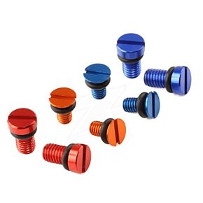 ZETA Ff Air Valve Cap Screw Kyb Showa 2pcs Red