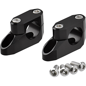 ZETA Offset Handlebar Riser Kit 20mm 26mm 22.2/28.6mm Black
