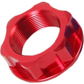 ZETA Steering Stem Nut & Bolt Red M24x32-p1.0 H12