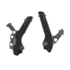 Acerbis Acerbis 00+ Suzuki DRZ400E/S/SM Frame Guards- X-Grip - Gray/Black - 2983341019