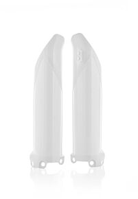 Acerbis Acerbis 17+ Kawasaki KX250F/ KX250-450/ KX250X/450X/ KX450F Lower Fork Cover Set - White - 2982550002