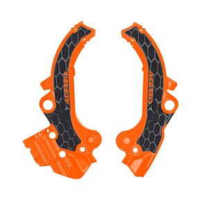 Acerbis Acerbis 2024 KTM SX65 X-Grip Frame Guard - Orange/Black - 2985891008