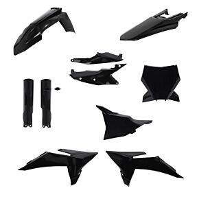 Acerbis Acerbis 2025 KTM 125-450 SX/ SX-F/XC/XC-F Full Plastic Kit - Black - 2986810001
