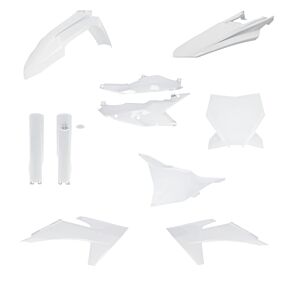 Acerbis Acerbis 23-24 KTM 125-450 SX/ SX-F/XC/XC-F Plastic Kit - White - 2986500002