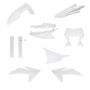 Acerbis Acerbis 24+ KTM EXC/EXC-F/ XC-F/ XC-W/ XCF-W/ XW-F Plastic Kit - White - 2986540002