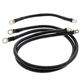 All Balls Racing All Balls Racing 80-81 Harley-Davidson FLH Electra Glide Battery Cable Kit Black - 79-3007-1
