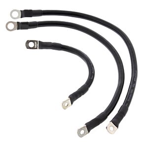 All Balls Racing All Balls Racing 86-88 Harley-Davidson FLST Heritage Softail Battery Cable Kit Black - 79-3001-1