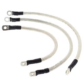 All Balls Racing All Balls Racing 86-88 Harley-Davidson FXR Super Glide Battery Cable Kit Clear - 79-3003