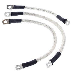 All Balls Racing All Balls Racing 94-98 Harley-Davidson FLHR Road King Battery Cable Kit Clear - 79-3009