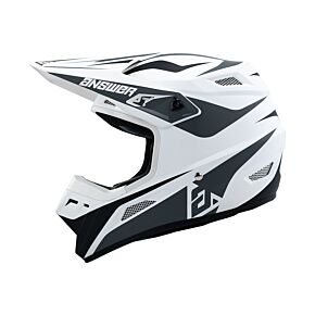 Answer Answer 26 AR1 Mototown Helmet Glossy White/Grey/Black Youth - Small - 475250