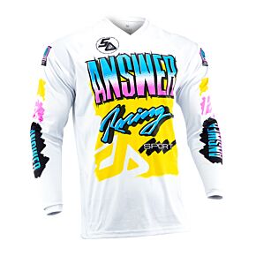 Answer Answer 26 LE Syncron Artifacts Jersey 50 Years Neon Yellow/White/Blue - Large - 475096