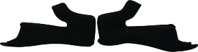 Answer Answer AR1 Cheek Pads Black Youth - Small - 446129