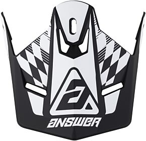 Answer Answer AR1 Sweep Visor Black/White - 442920