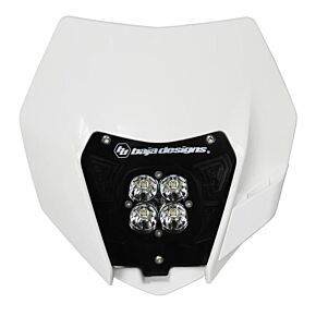 BAJA DESIGNS Baja Designs 14-16 KTM Headlight Kit DC w/Headlight Shell White Squadron Sport - 557091