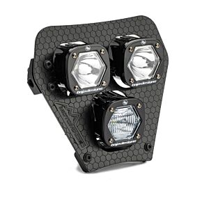 BAJA DESIGNS Baja Designs 24-25 KTM XCF-W/EC Triple S1 Hydra (D/C) LED Headlight Kit - Clear - 387021