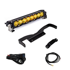 BAJA DESIGNS Baja Designs Can-Am Maverick R Amber 10in S8 Shock Tower Kit - 448196