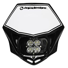 BAJA DESIGNS Baja Designs Motorcycle Race Light LED DC Black Squadron Sport - 557001BK