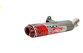 Big Gun Big Gun 07-14 Kawasaki KFX 450R EVO R Series Slip On Exhaust - 09-45502
