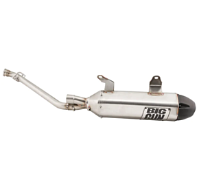 Big Gun Big Gun 12-14 Kawasaki BRUTE FORCE 750 IRS EXO Stainless Slip On Exhaust - 14-4852