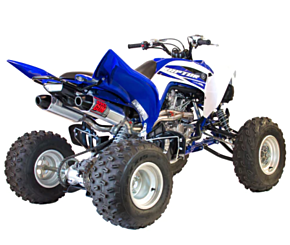 Big Gun Big Gun 15-23 Yamaha RAPTOR 700 EXO Aluminum Dual Full Syst Exhaust - 13-3673
