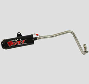 Big Gun Big Gun 19-23 Honda CRF 110F Evo M Series Black Out Full System Exhaust - 10-1143-BK