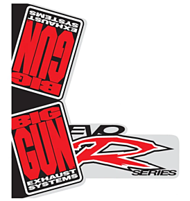 Big Gun Big Gun EVO R Muffler Wrap Decal - 41-RWRAP