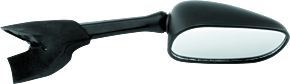 Bikemaster BikeMaster 04-06 Yamaha FZ6 Mirror Right - Black - 600292