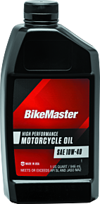 Bikemaster BikeMaster 10W40 Performance Oil - Quart - 532310