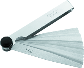Bikemaster BikeMaster 20-Blade Metric Feeler Gauge Set (Pack of 3) - 151526