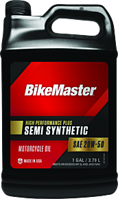 Bikemaster BikeMaster 20W50 Semi Synthetic Oil - Gallon - 532320