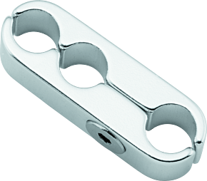 Bikemaster BikeMaster 3 Lines Cable Clamp - Black - 152469