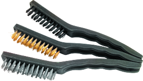 Bikemaster BikeMaster 3-pc Nylon/Wire Brush Set - 151538