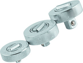 Bikemaster BikeMaster 3-pc Palm Rachet Set - 1/4in Drive / 3/8in Drive / 1/2in Drives - 152220