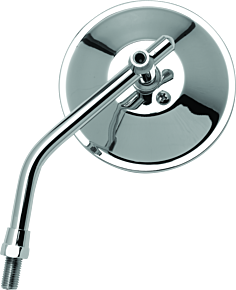Bikemaster BikeMaster 4in Adjustable Round Mirror 10mm - Each - Chrome - 600800