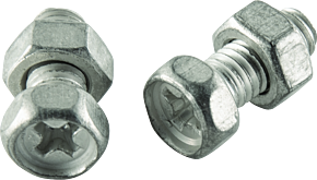Bikemaster BikeMaster 5x11mm Bolt w/ Hex Nut - 151928