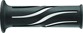 Bikemaster BikeMaster 7/8in Wave Grips - Black/White - 105937