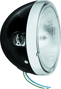 Bikemaster BikeMaster 7in Headlight Side Mount - Black - 152455