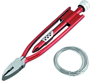 Bikemaster BikeMaster 9in Safety Wire Pliers w/ Wire - 151568