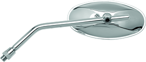 Bikemaster BikeMaster Adjustable Oval Mirror 10mm - Each -Chrome - 600804