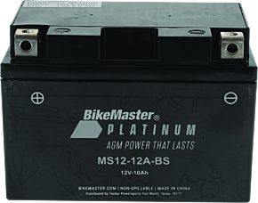 Bikemaster BikeMaster AGM Battery - MS12-12A-BS - 780704