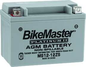Bikemaster BikeMaster AGM Battery - MS12-12ZS - 780709