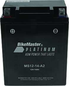 Bikemaster BikeMaster AGM Battery - MS12-14-A2 - 780715