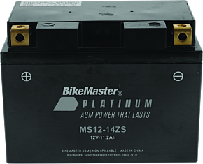 Bikemaster BikeMaster AGM Battery - MS12-14ZS - 780716