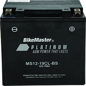 Bikemaster BikeMaster AGM Battery - MS12-19CL-BS - 780722