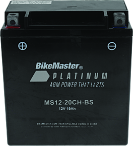 Bikemaster BikeMaster AGM Battery - MS12-20CH-BS - 780773