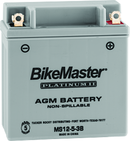 Bikemaster BikeMaster AGM Battery - MS12-5-3B - 780735