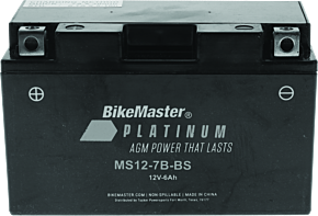 Bikemaster BikeMaster AGM Battery - MS12-7B-BS - 780739