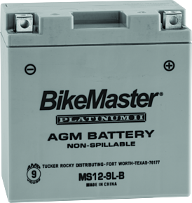 Bikemaster BikeMaster AGM Battery - MS12-9L-B - 780768